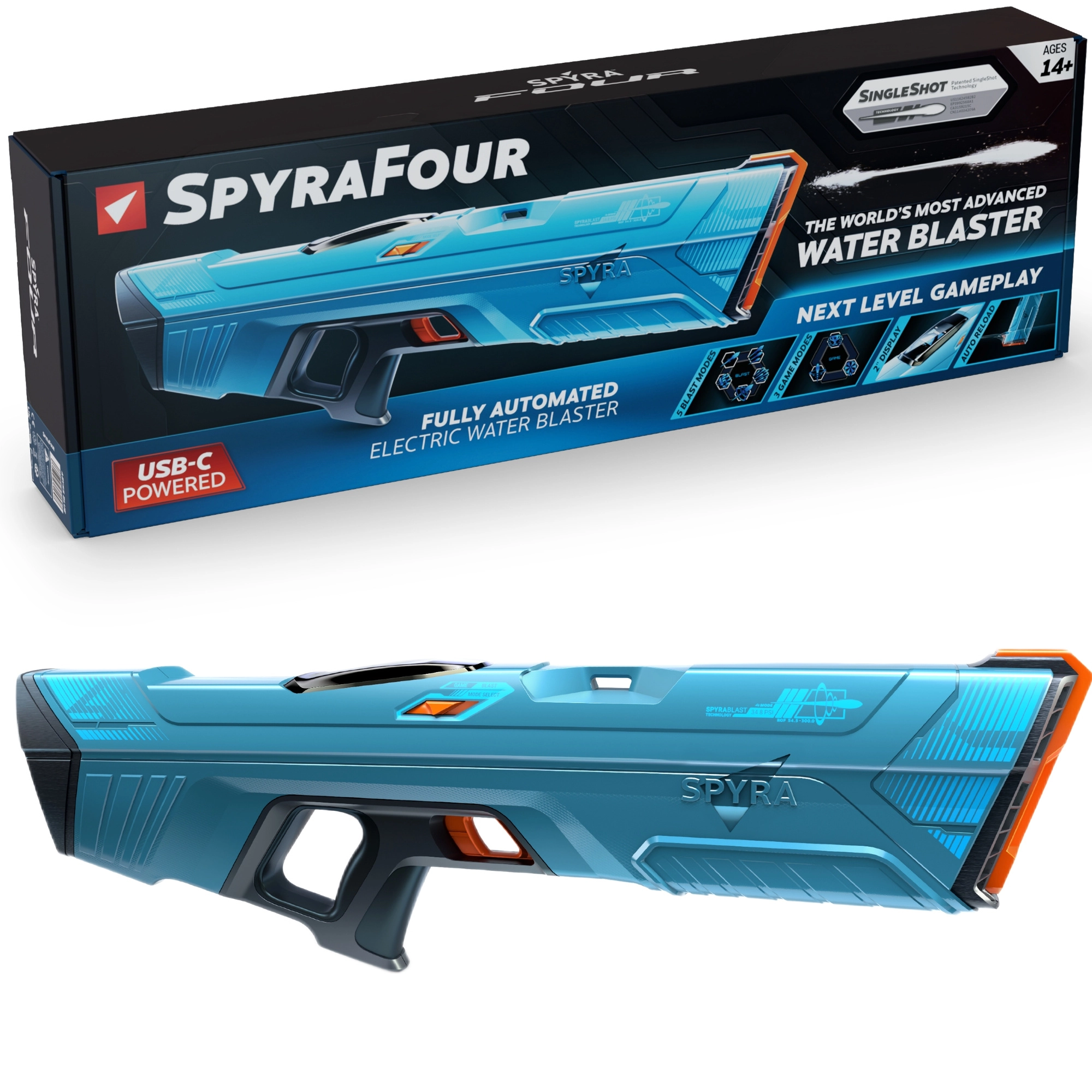 Spyra SpyraFour elektrický vodní blaster