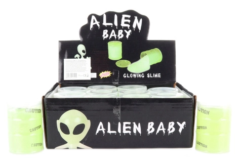 Svíticí sliz s mimozemšťanem v sudu