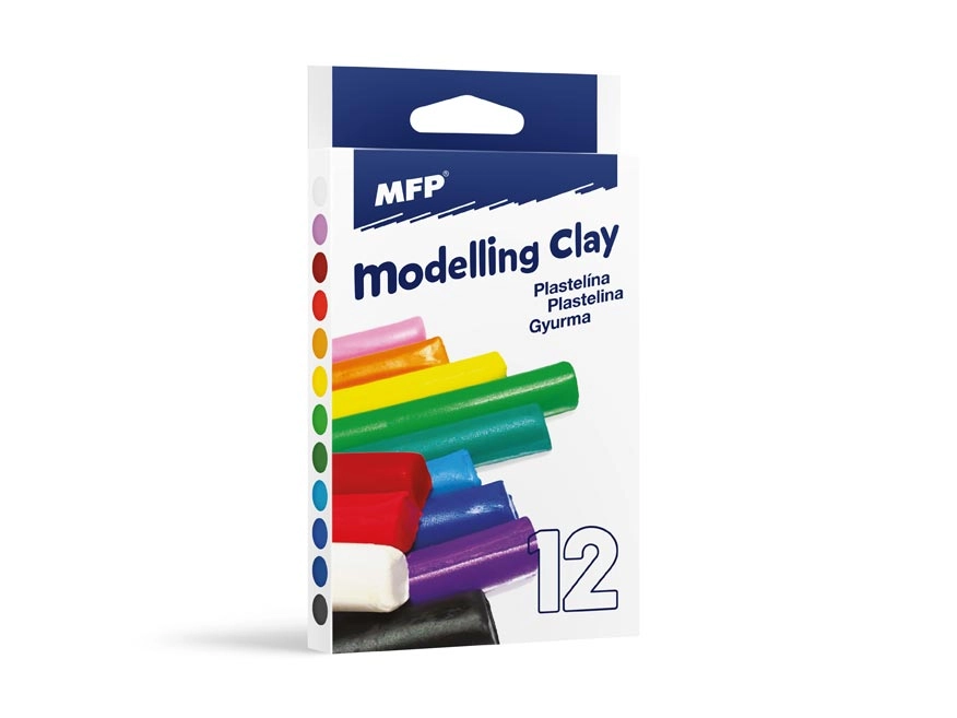 MFP Paper modelovací hmota 12 ks barev 200g