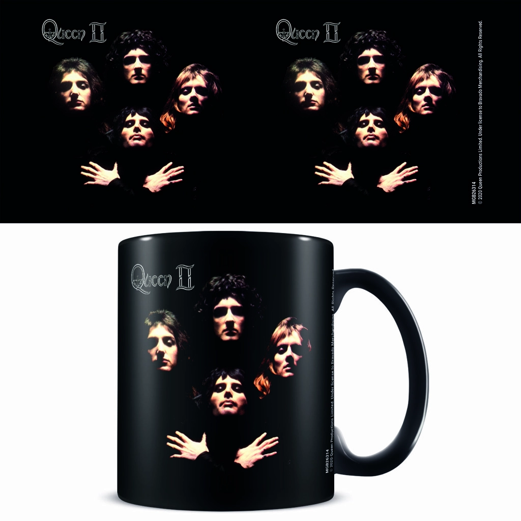 Keramický hrnek Queen Queen II černý MGB26314 315 ml