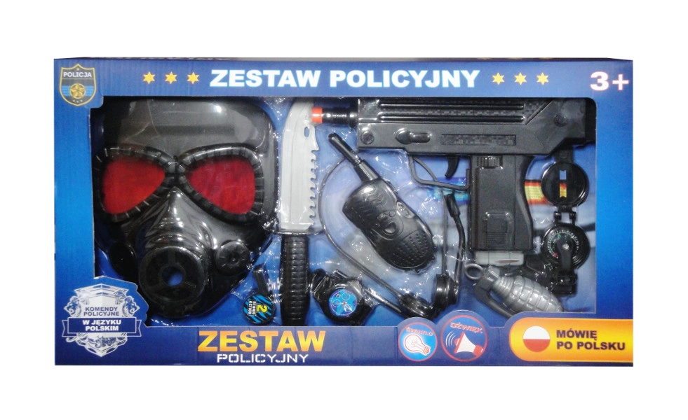Policejní sada s polským hlasovým modulem