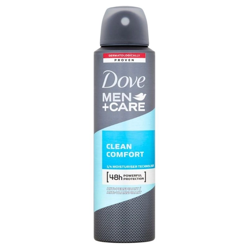 Dove Men+Care Clean Comfort antiperspirant ve spreji 150 ml