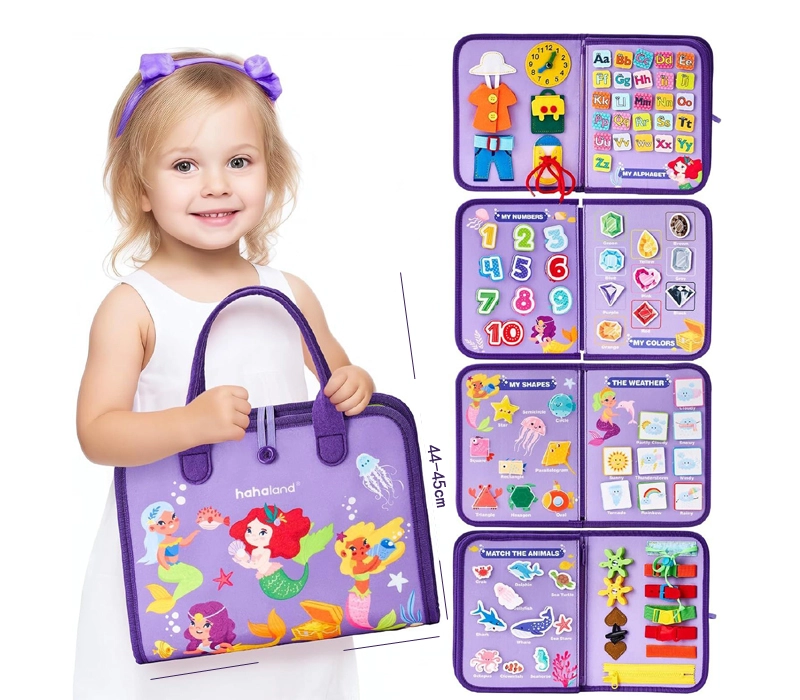 Dvouvrstvé oboustranné puzzle do sáčku – lesní motiv od PETIT COLLAGE