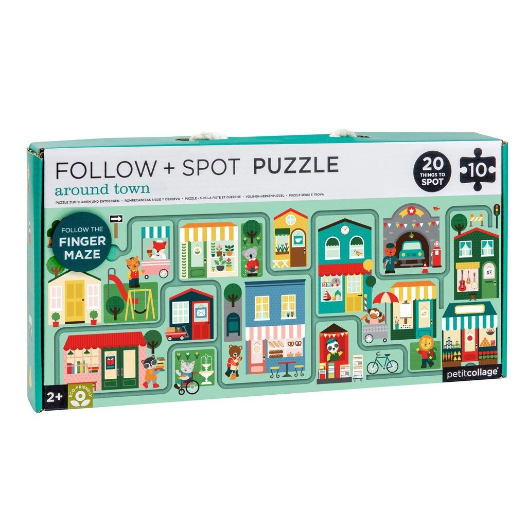 Petitcollage Bludiště a puzzle Město