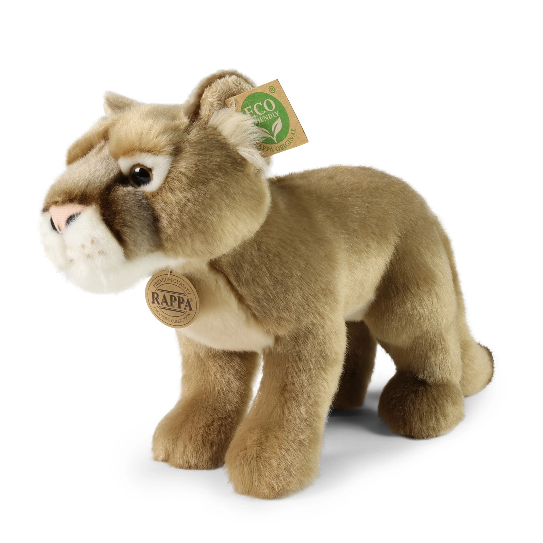 Rappa plyšová puma 28 cm eco-friendly