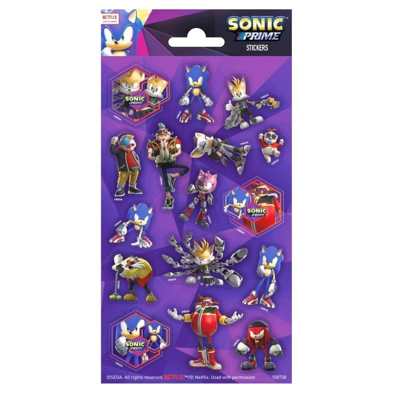 Samolepky SONIC – dekorativní nálepky pro fanoušky