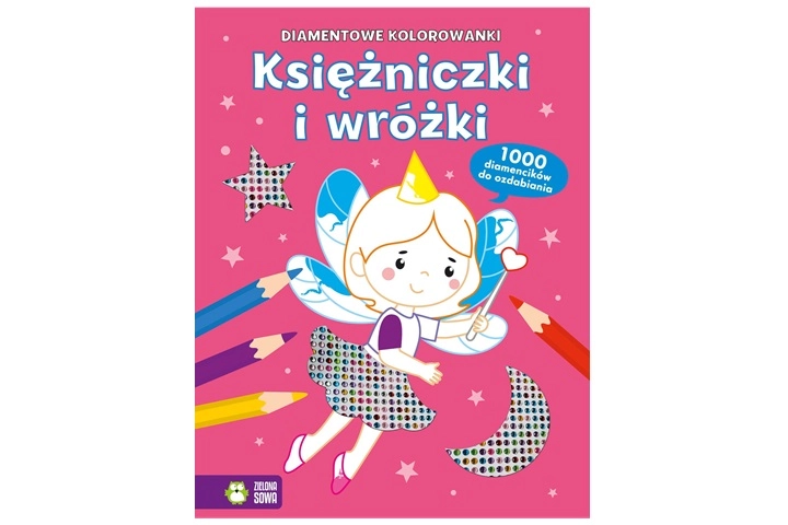 Diamentové omalovánky princezny a víly
