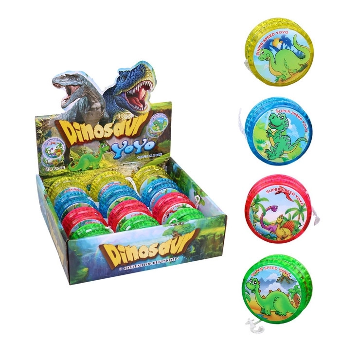 svítící yoyo dinosaurus