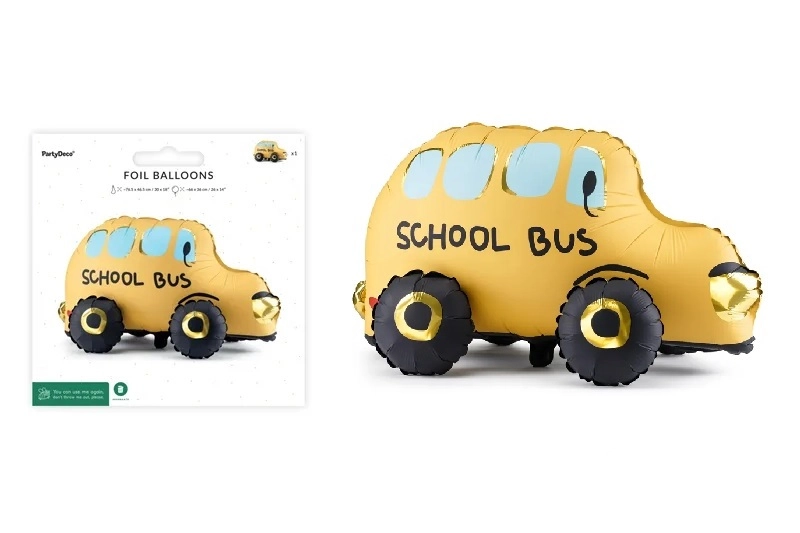 Stojící fóliový balónek Autobus 66 × 36 cm (mix)