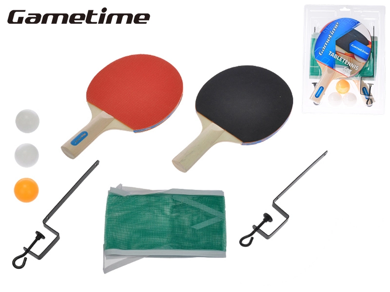 Gametime sada na stolní tenis se síťkou, 2 pálky a 3 míčky