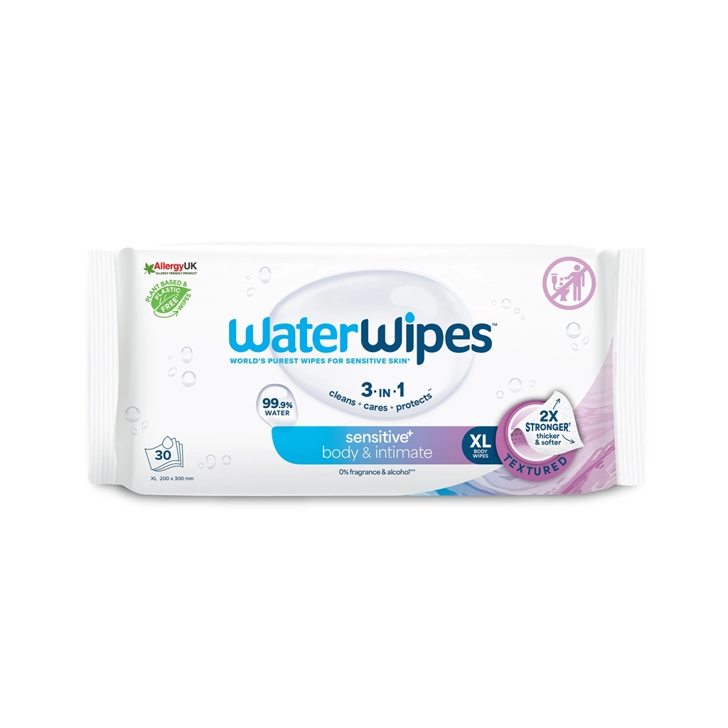 WaterWipes vlhčené ubrousky body & intimate 30 ks