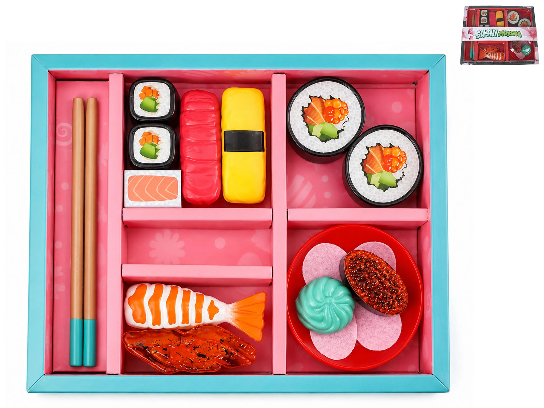 Herní sada Sushi Kawaii, 19 ks