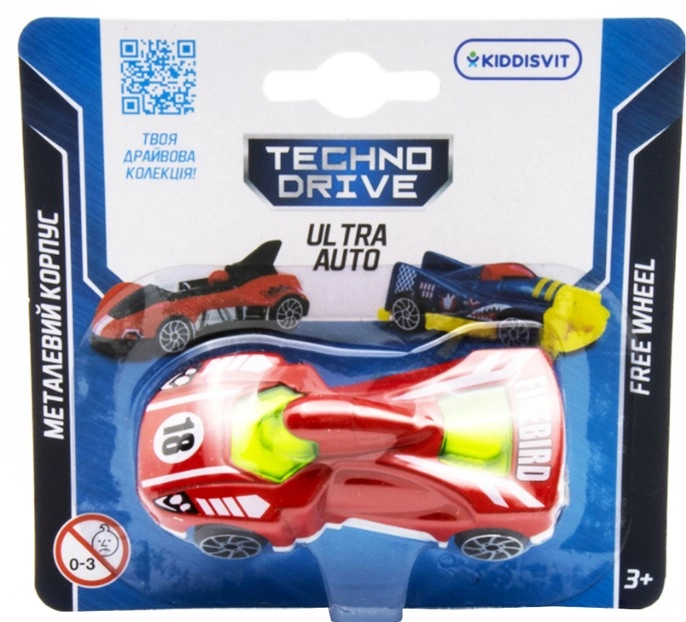 mini autíčko technodrive ultra auto – kovový model 7,6 cm