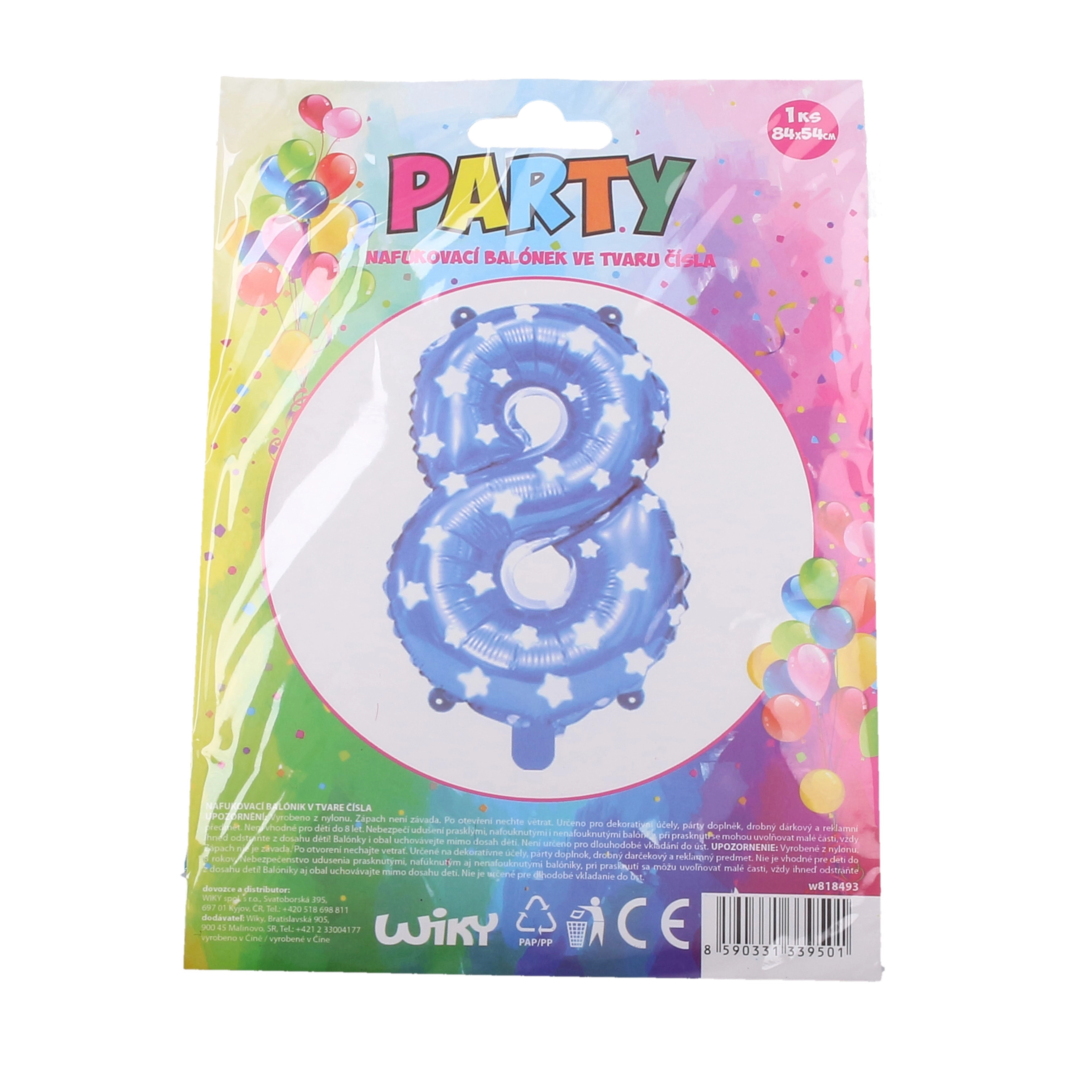 Levně wiky Nafuk.balonek c.8 kluci 818493 103582