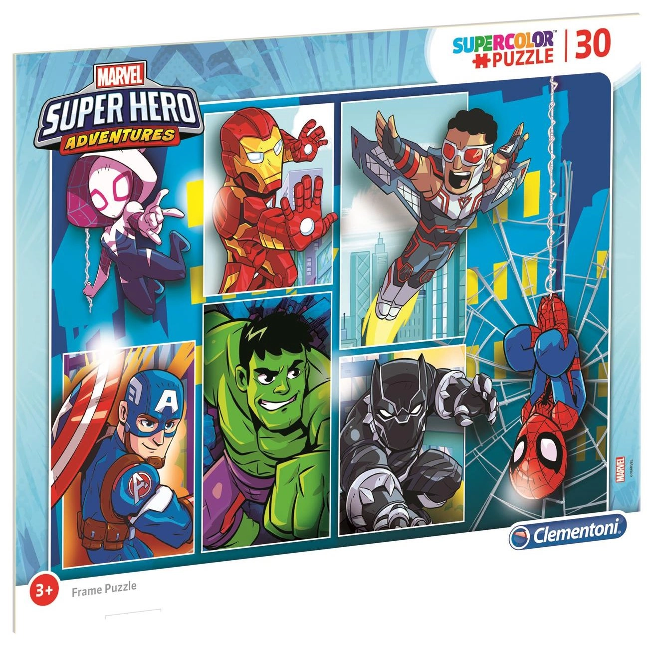 Puzzle CLEMENTONI Marvel Super Hero Adventures 30 dílků