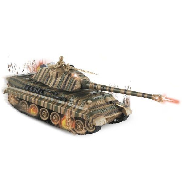 Levně RC tank King Tiger s bojovým setem