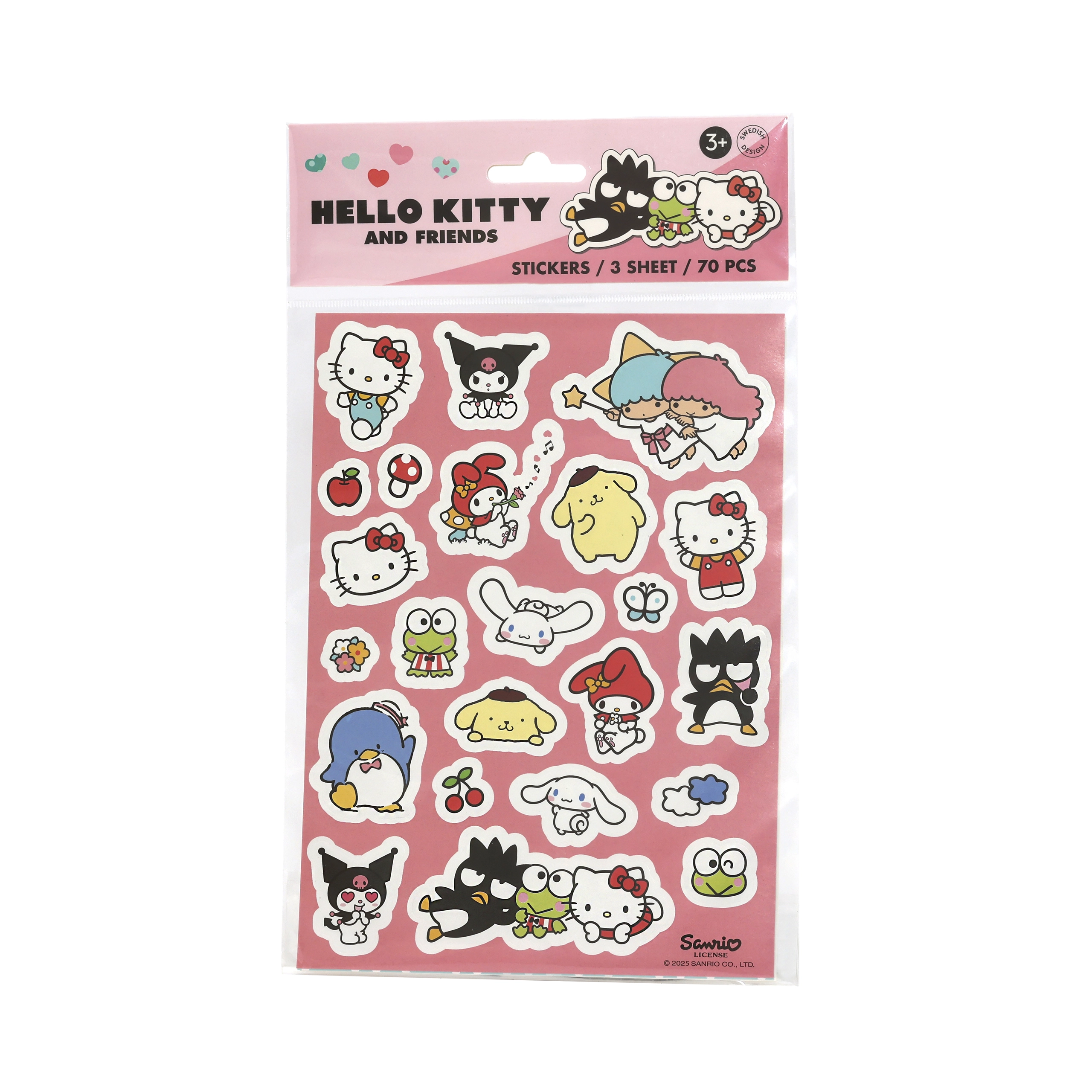 Sada samolepek Hello Kitty 70 ks
