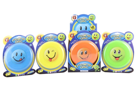 Létající talíř s usměvavou tváří 19 cm