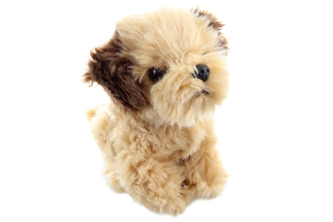 Plyšový pejsek Shih‑tzu eco-friendly 15 cm