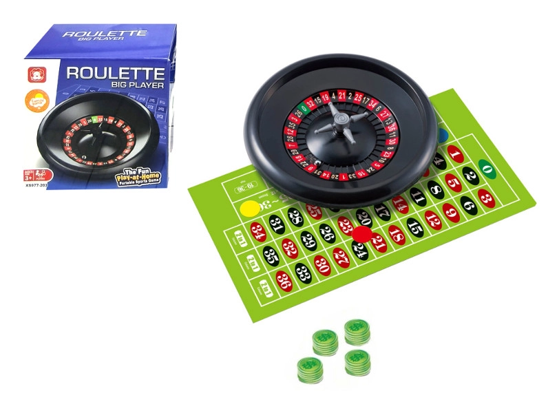 Ruleta v krabici – rodinná mini ruleta