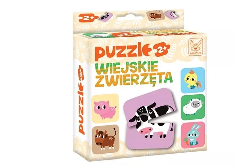 Puzzle venkovská zvířátka 2+