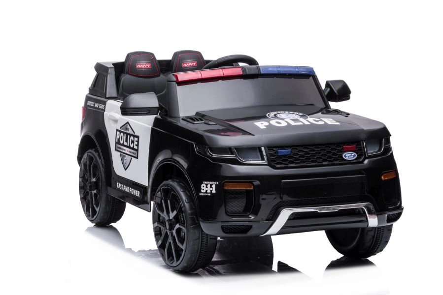 Levně Dětské elektrické policejní auto BBH-021 černé