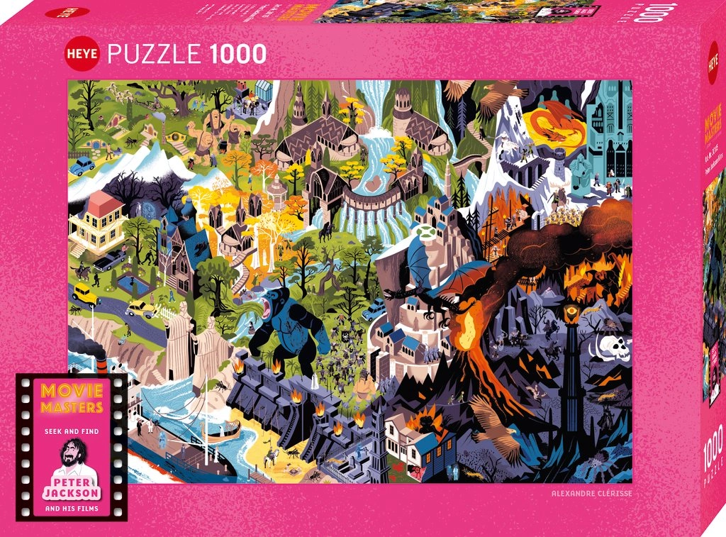 HEYE Puzzle Movie Masters: Filmy Petera Jacksona 1000 dílků