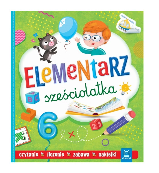 Elementář pro šestileté děti – čtení, počítání a zábava s nálepkami