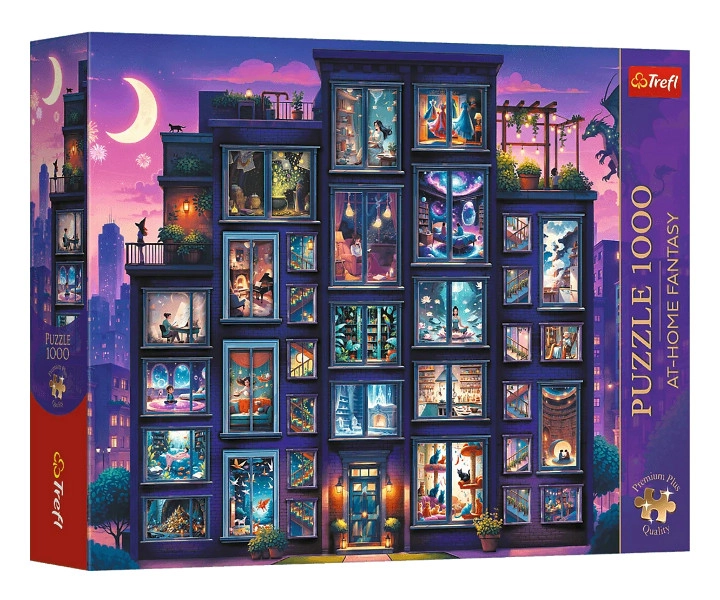 Puzzle 1000 Premium Plus – Noc plná příběhů