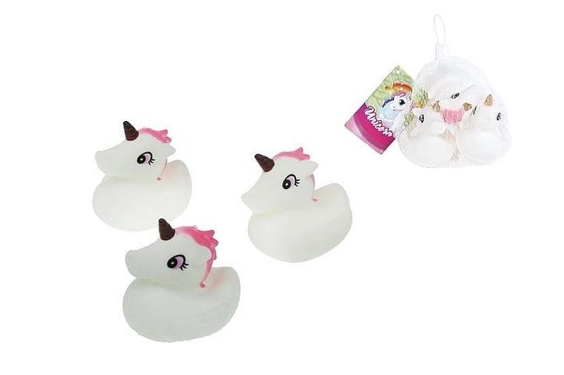 Sada jednorožců do koupele 6 cm (3 ks)