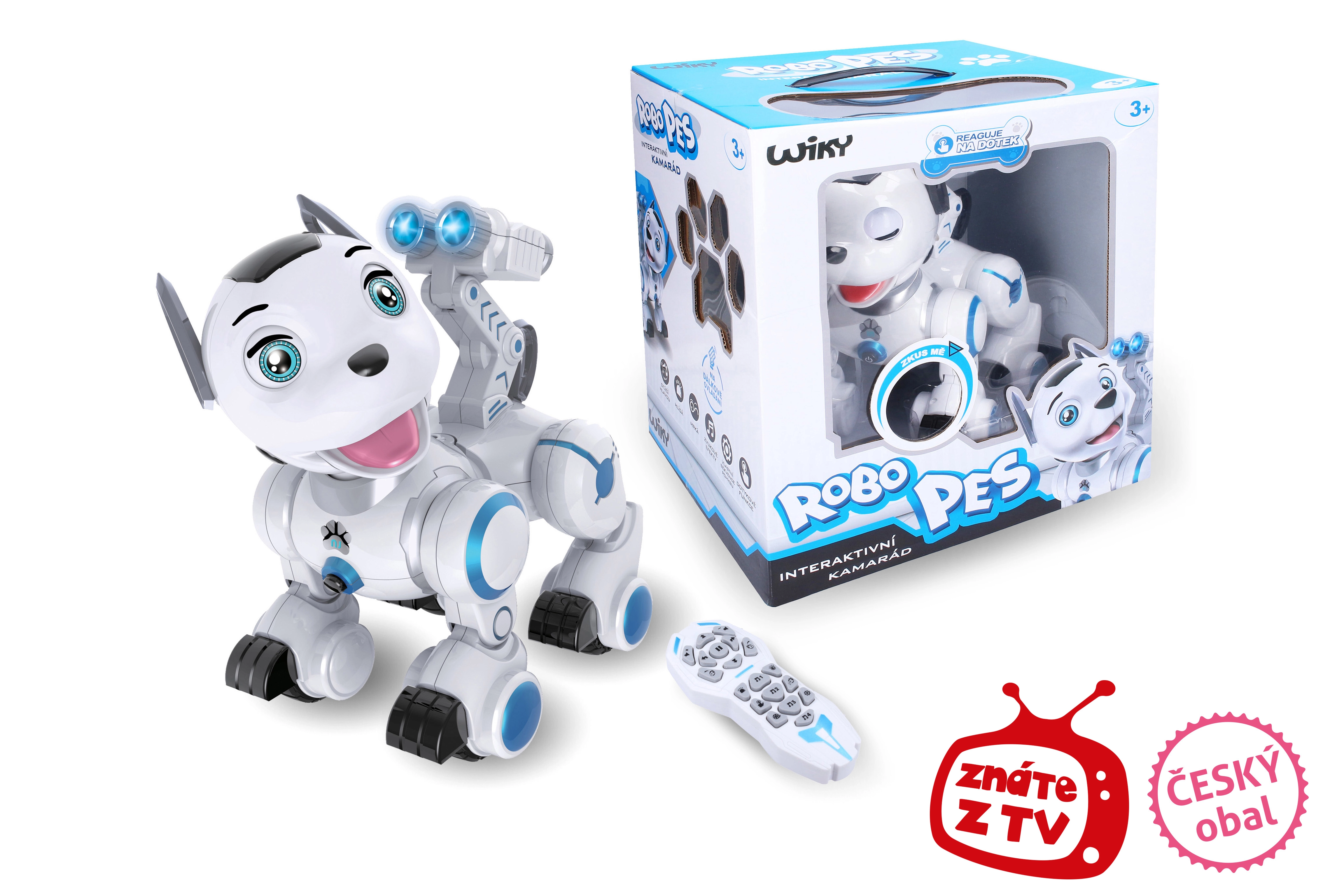 Wiky Robo-pes RC pes na dálkové ovládání 23 cm
