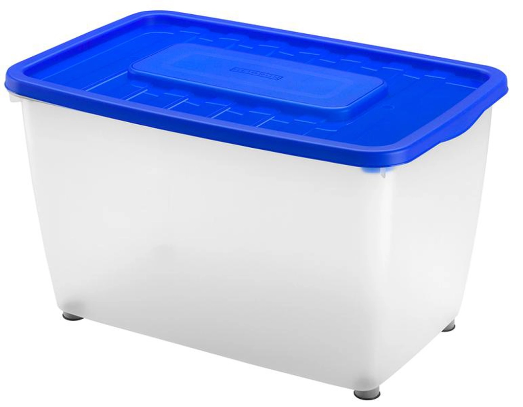 Plastový úložný box s víkem HEIDRUN Mania 46 l