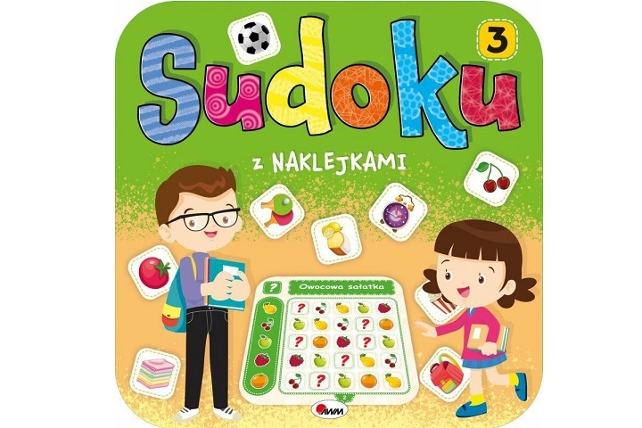 Sudoku s nálepkami pro děti
