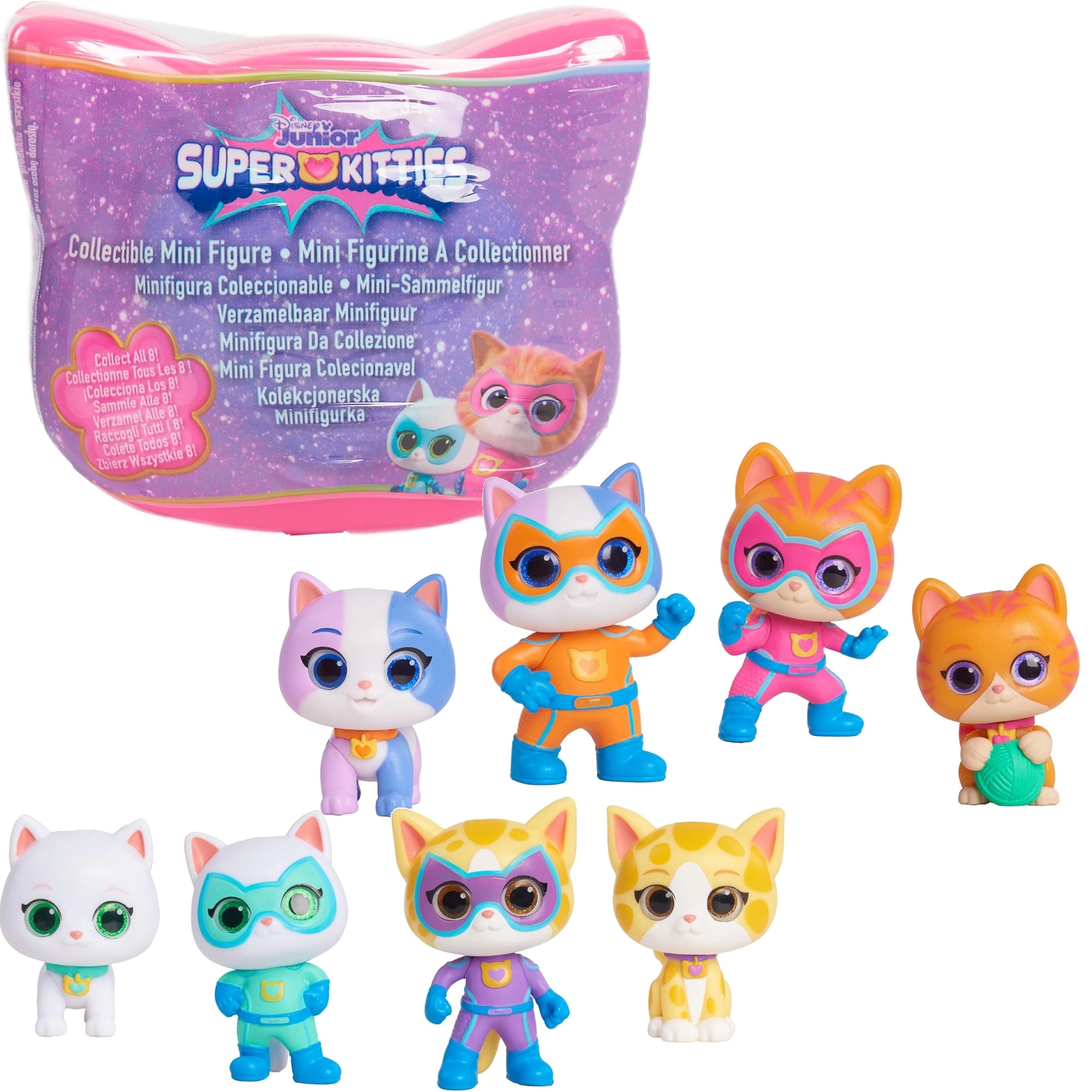 Disney Junior SuperKitties mini figurka – překvapení