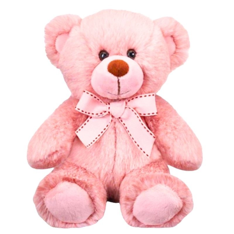 růžový plyšový medvídek bauer 20 cm