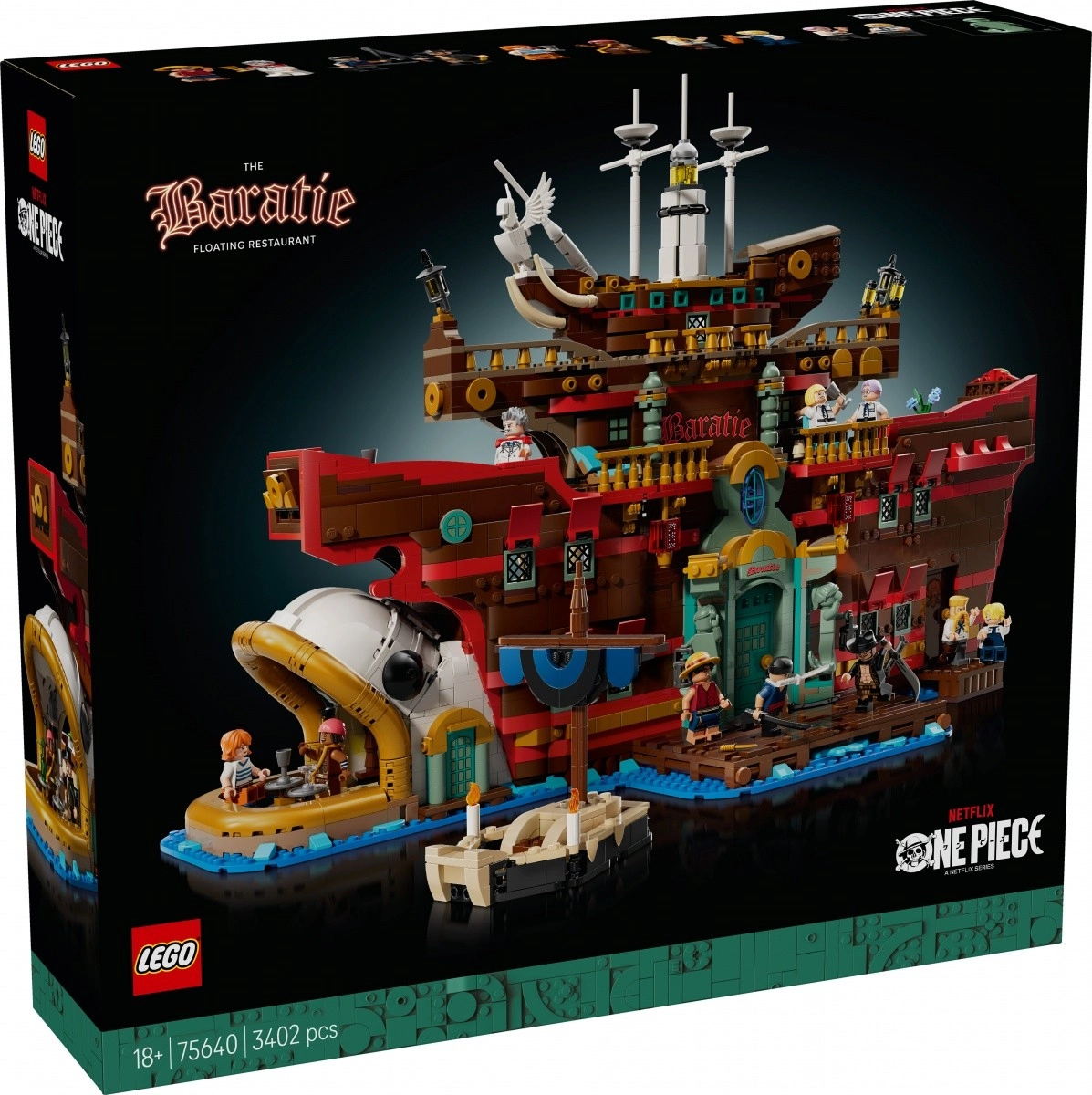 Lego ONE PIECE plovoucí restaurace Baratie
