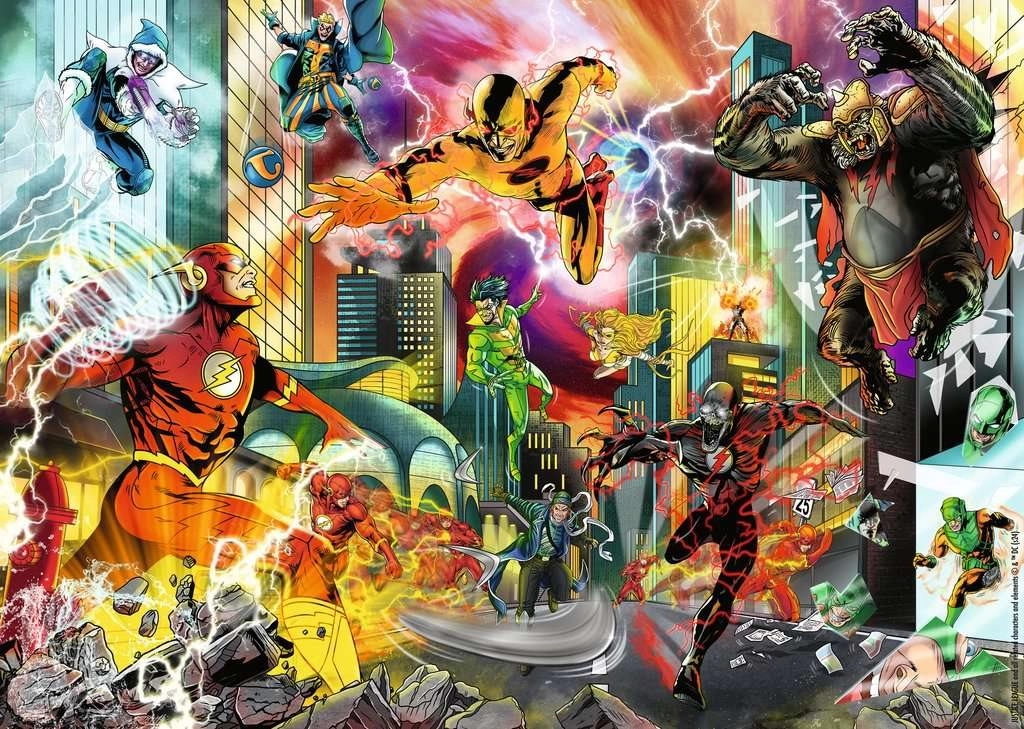 Levně Puzzle DC Comics Flash 1000 dílků RAVENSBURGER