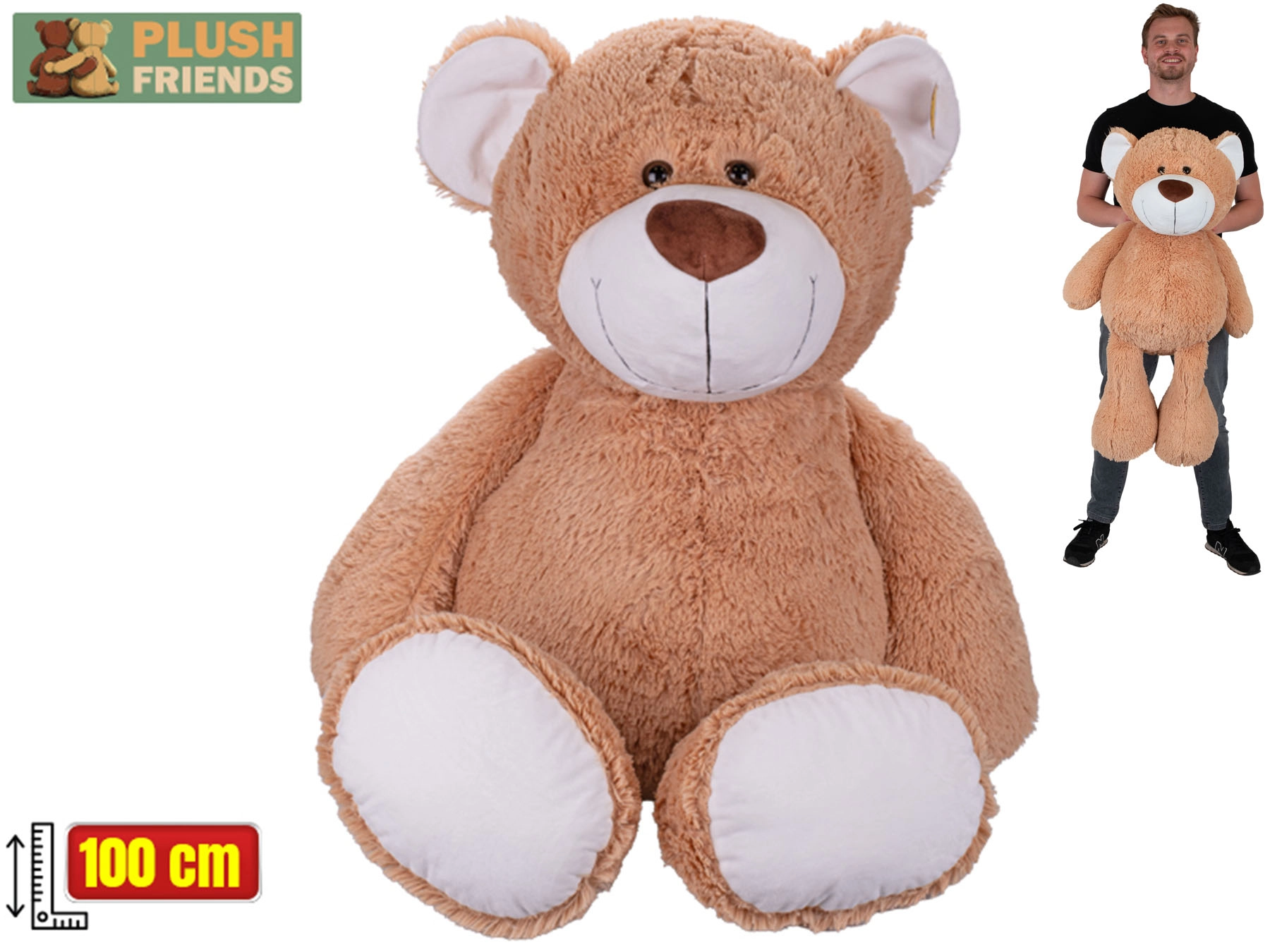 Plyšový medvěd Plush Friends 100 cm