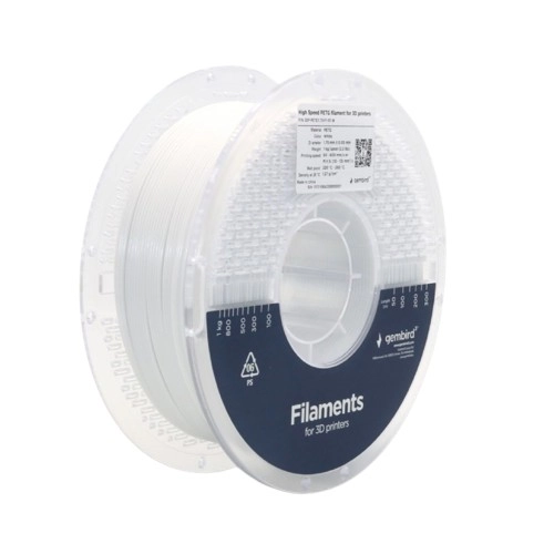 Filament PETG High Speed 1,75 mm, bílý, 1 kg