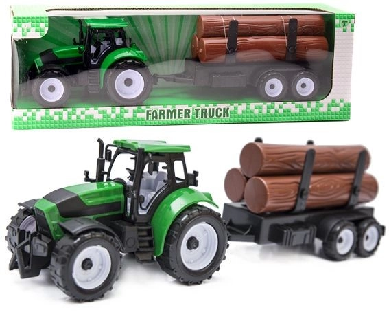 Traktor s přívěsem - 1 kus