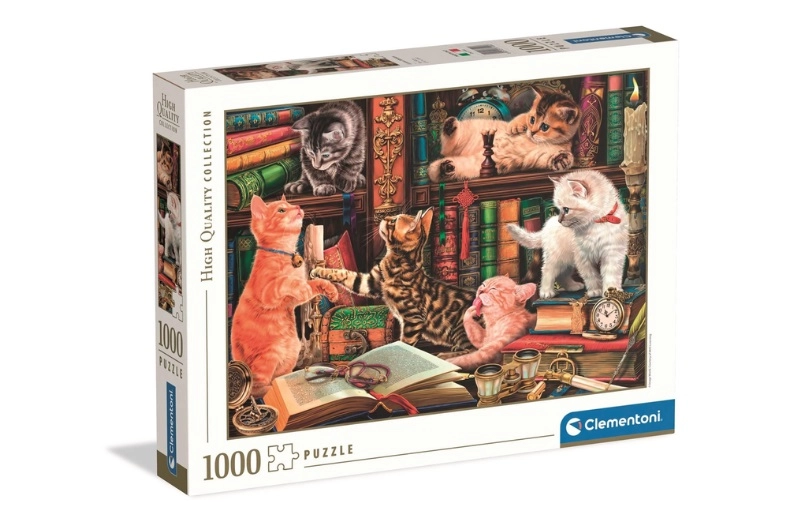 Clementoni High Quality puzzle 1000 dílků Curious whiskers