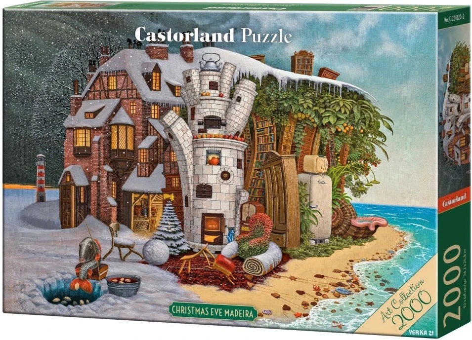 Puzzle Art Collection Vánoce na Madeiře 2000 dílků CASTORLAND