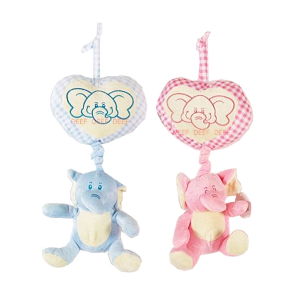 Plyšový slon se srdíčkem