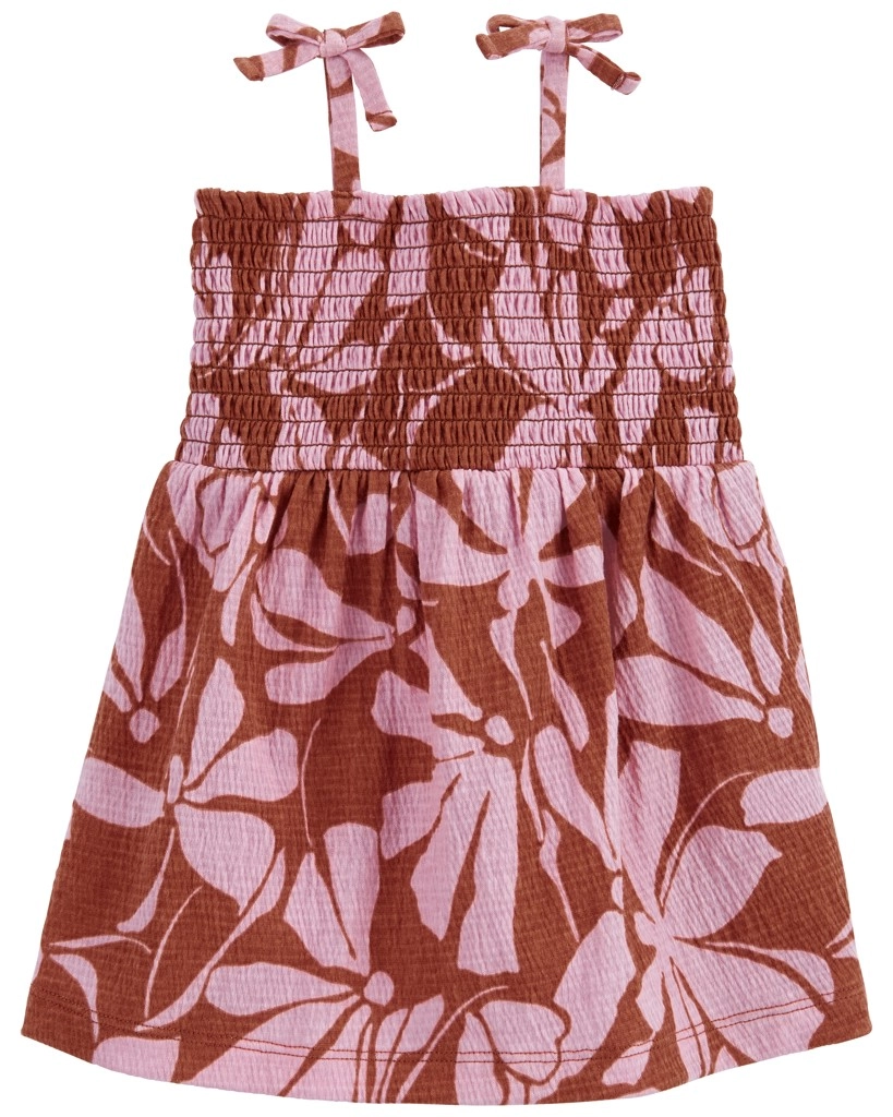 CARTERS CARTER'S Šaty Brown Floral holka