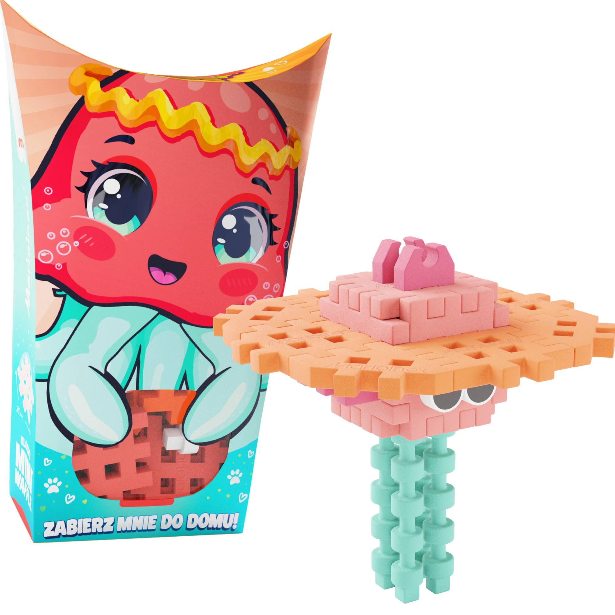 Stavebnice Mini Waffle Pocket Pets – Medúza