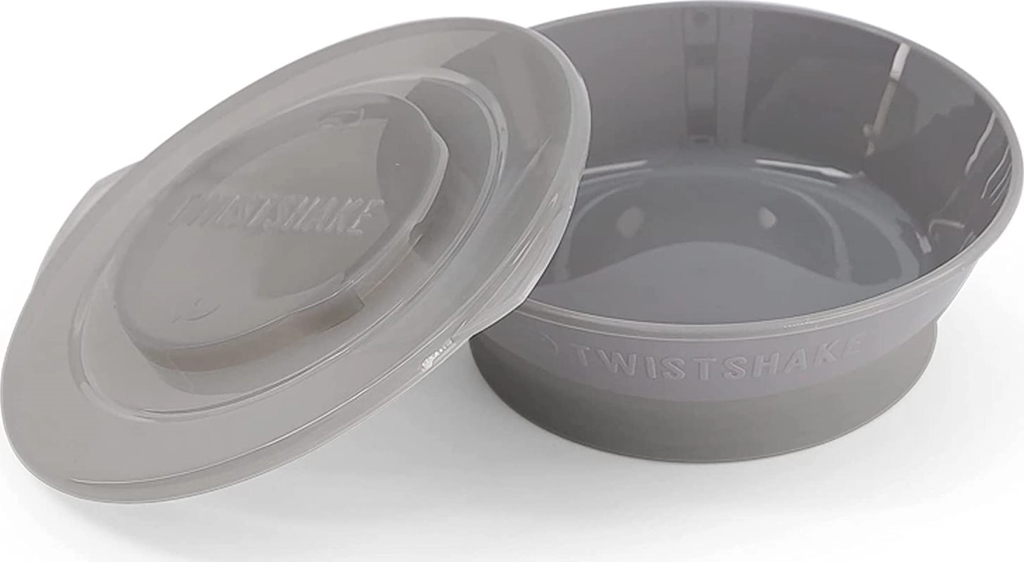 Twistshake Miska 6+m Pastelově šedá