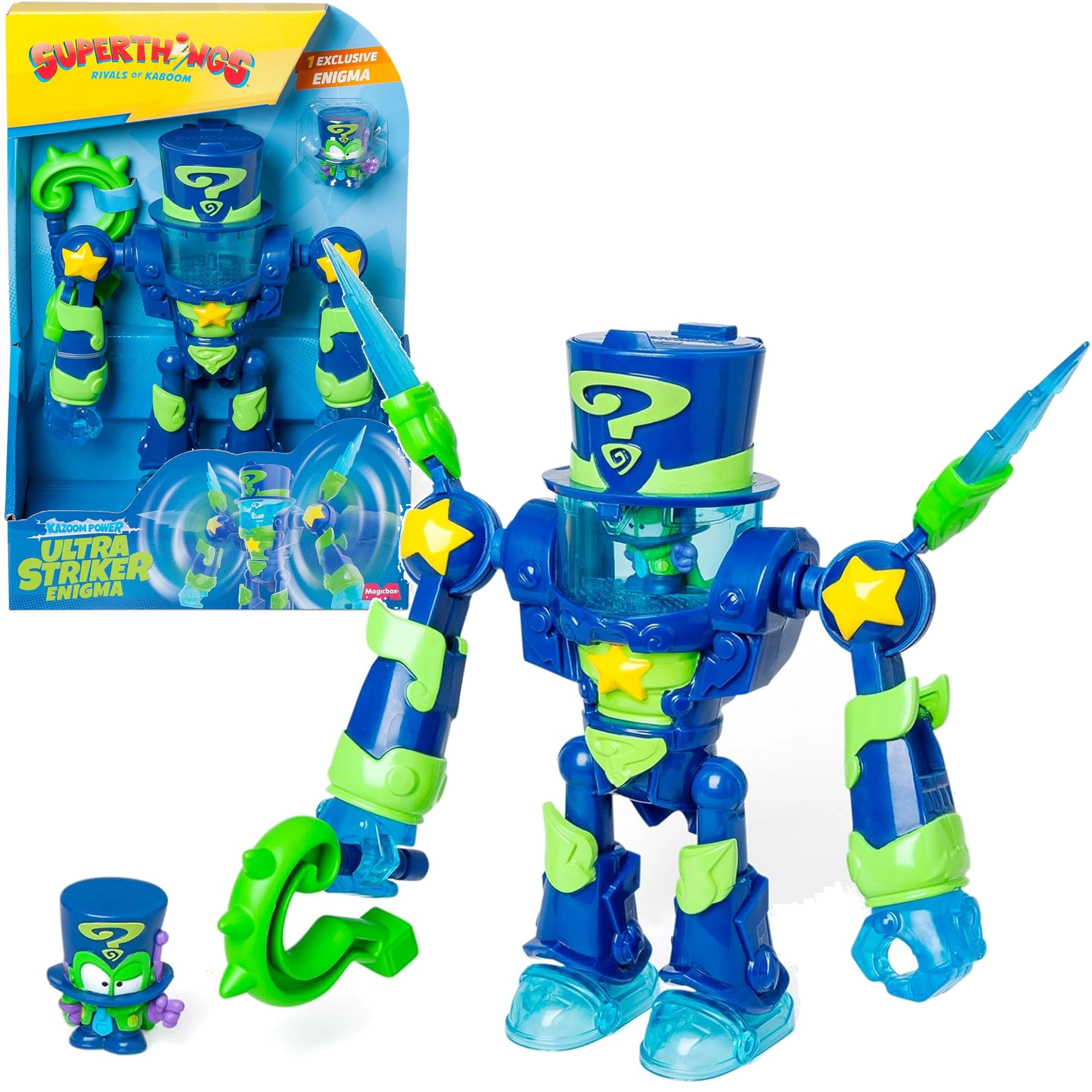 MagicBox Toys SuperZings SuperThings ultra striker Enigma robot a figurka