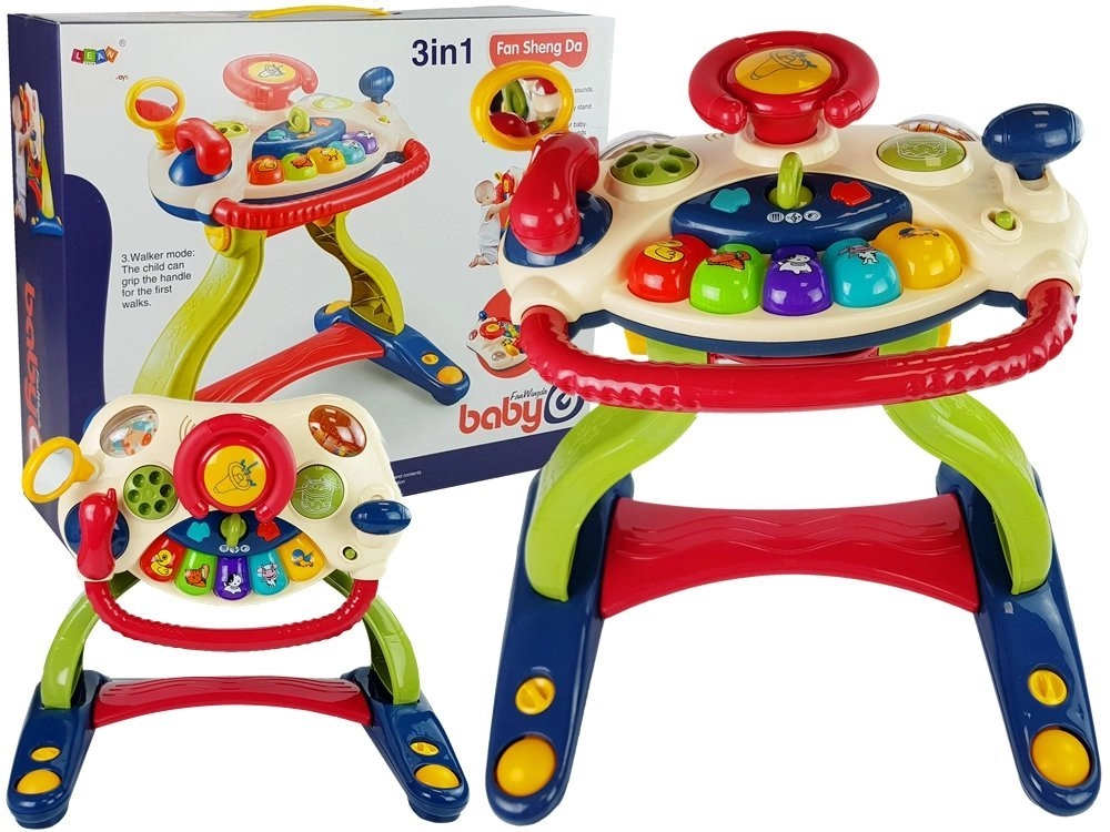 Levně LEANToys Interaktivní chodítko 3v1 na baterie