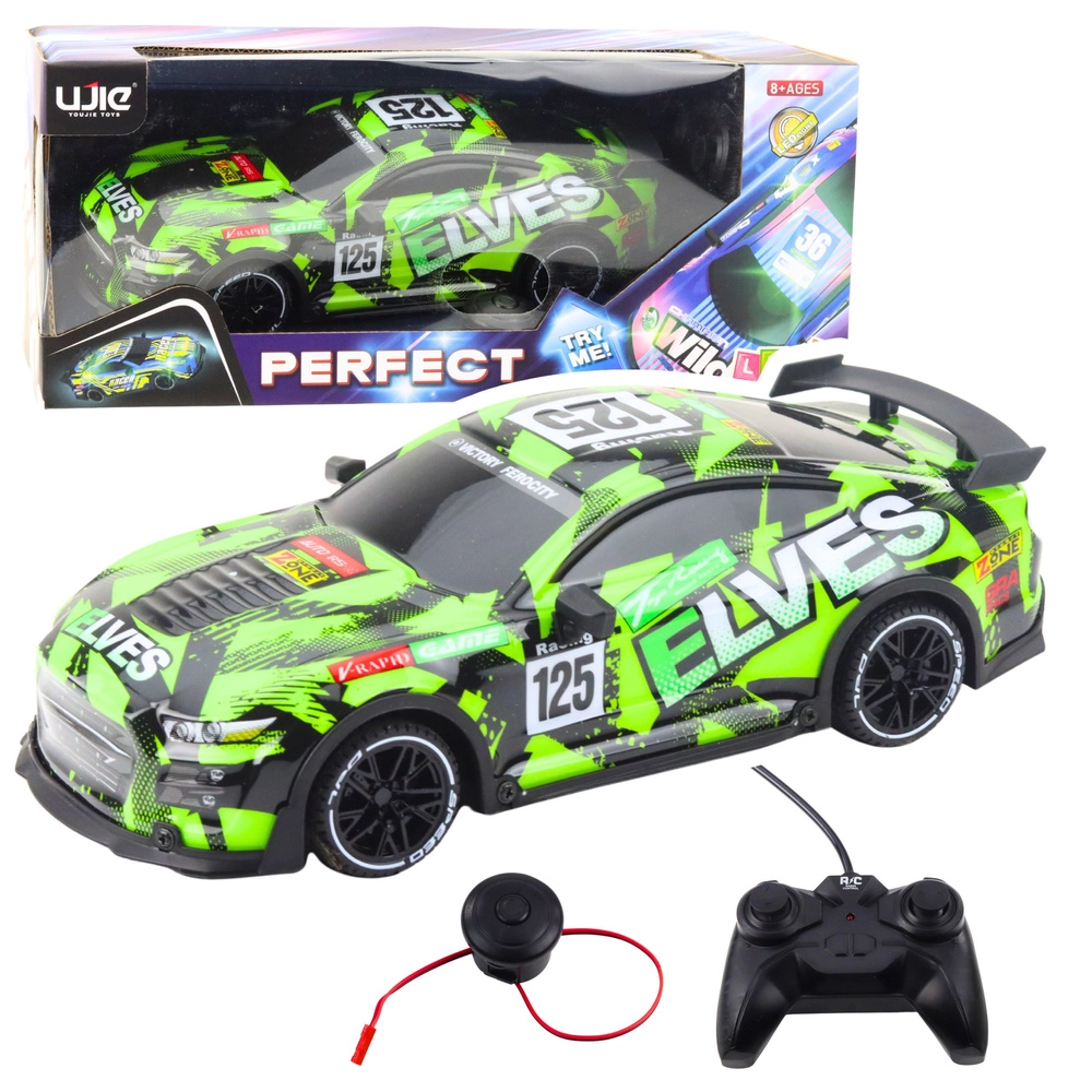 RC sportovní auto zelené