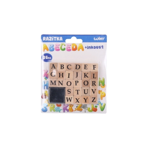 Levně Wiky Razítka abeceda